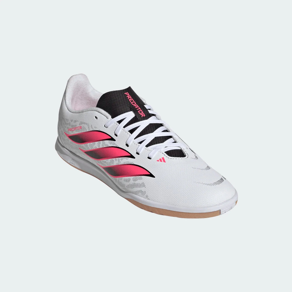 2026 New Arrival adidas Predator Club Sala Indoor Youth Soccer Shoes - White/Black wholesalehk.shop