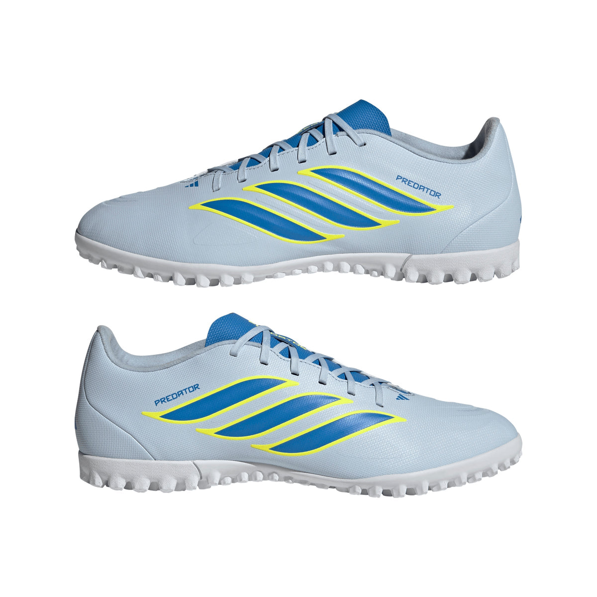 2026 New Arrival adidas Predator Club TF Turf Men's Soccer Cleats - Sky/Blue/Yellow wholesalehk.shop