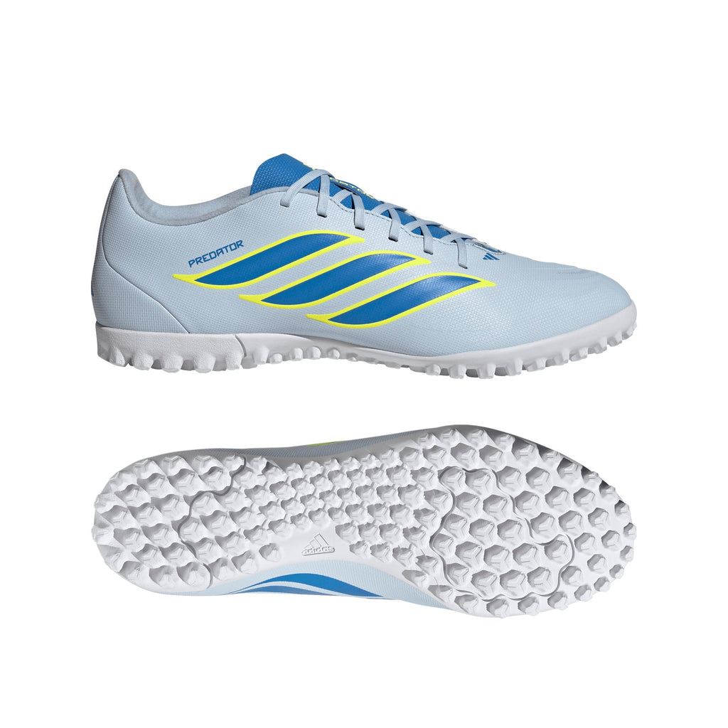 2026 New Arrival adidas Predator Club TF Turf Men's Soccer Cleats - Sky/Blue/Yellow wholesalehk.shop