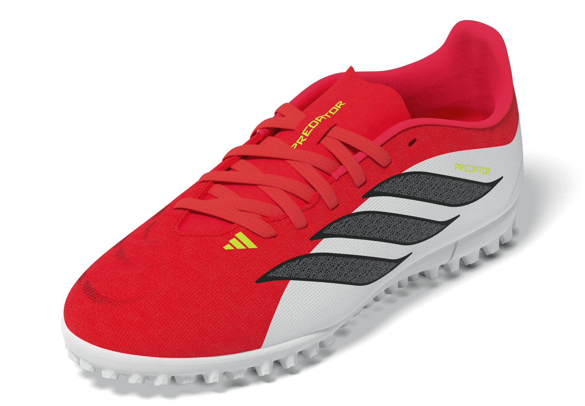 2026 New Arrival adidas Predator Club TF Turf Youth Soccer Cleats - Red/Black/White wholesalehk.shop