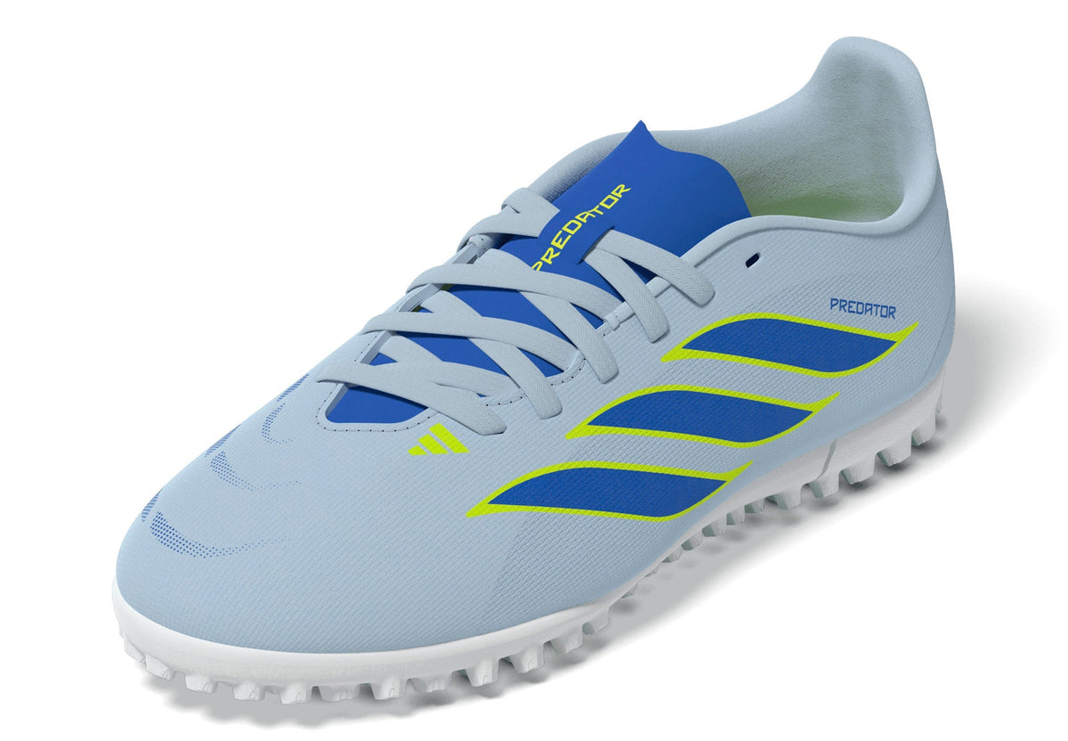 2026 New Arrival adidas Predator Club TF Turf Youth Soccer Cleats - Sky/Blue/Yellow wholesalehk.shop