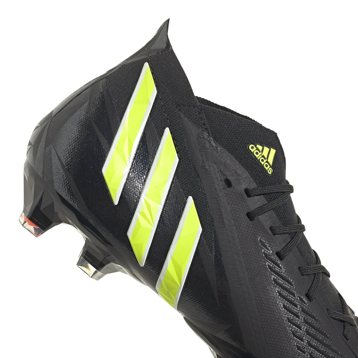 2026 New Arrival adidas Predator Edge.1 FG Firm Ground Boots Black/Solar Yellow/Solar Red wholesalehk.shop