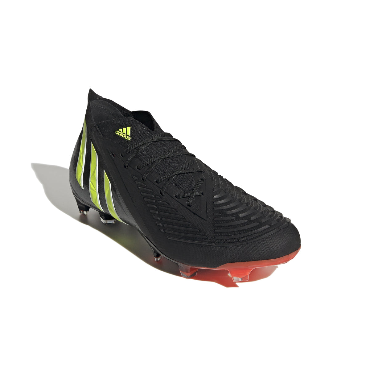 2026 New Arrival adidas Predator Edge.1 FG Firm Ground Boots Black/Solar Yellow/Solar Red wholesalehk.shop