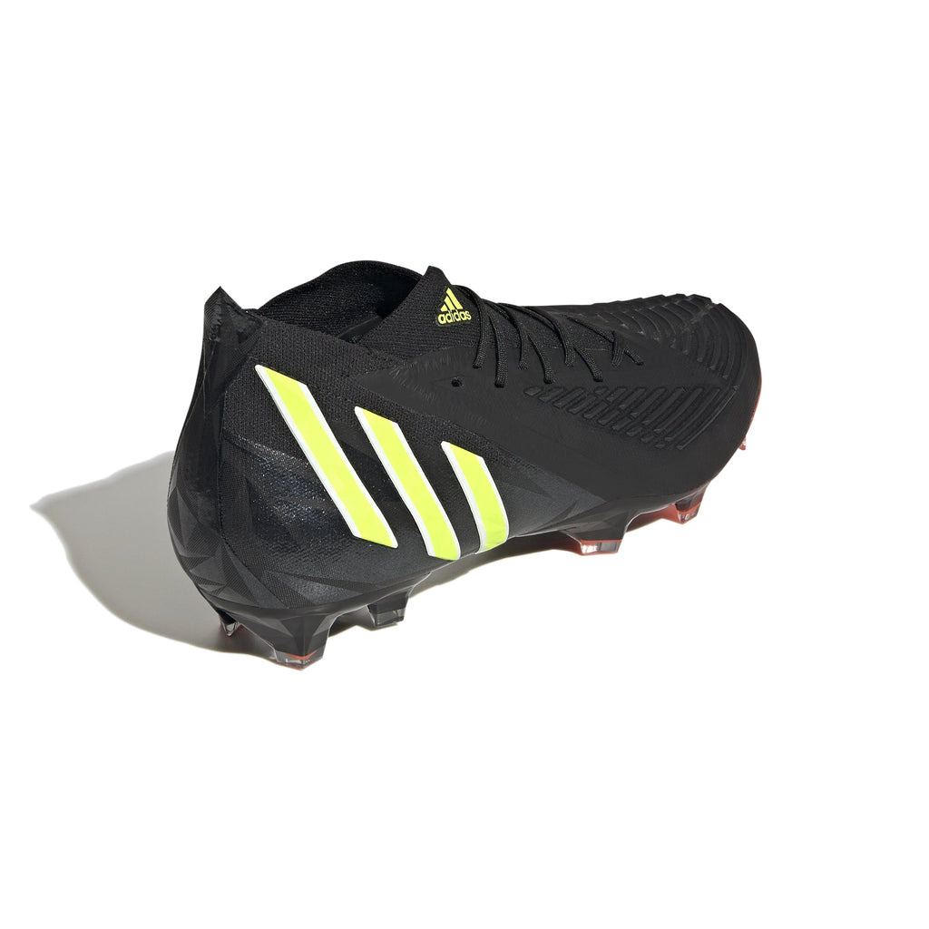 2026 New Arrival adidas Predator Edge.1 FG Firm Ground Boots Black/Solar Yellow/Solar Red wholesalehk.shop