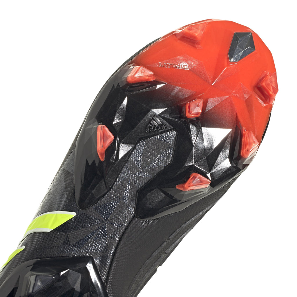 2026 New Arrival adidas Predator Edge.1 FG Firm Ground Boots Black/Solar Yellow/Solar Red wholesalehk.shop