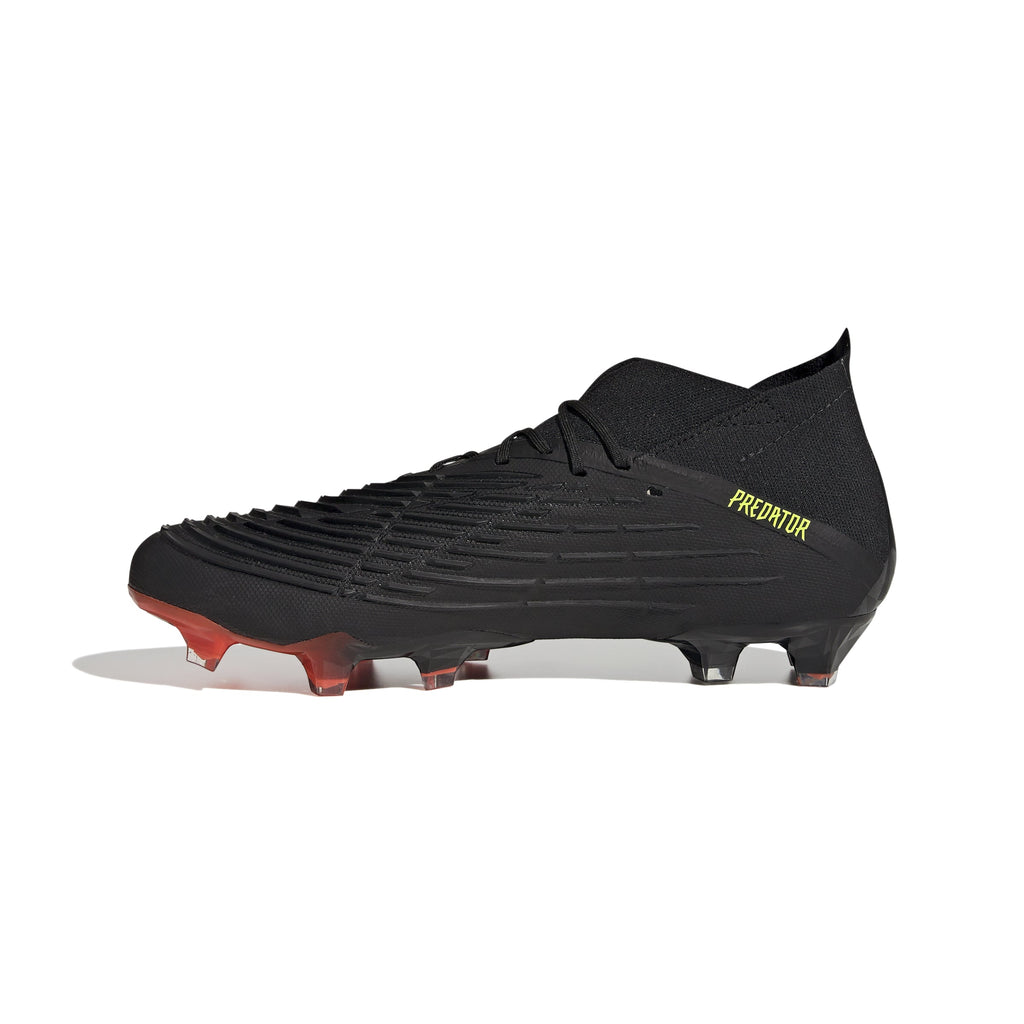 2026 New Arrival adidas Predator Edge.1 FG Firm Ground Boots Black/Solar Yellow/Solar Red wholesalehk.shop
