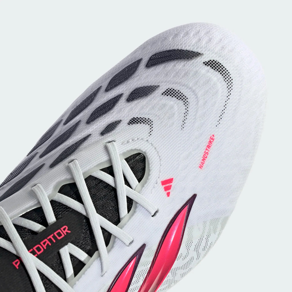 2026 New Arrival adidas Predator Elite Firm Ground Men's Soccer Cleats - White/Solar Turbo/Black wholesalehk.shop