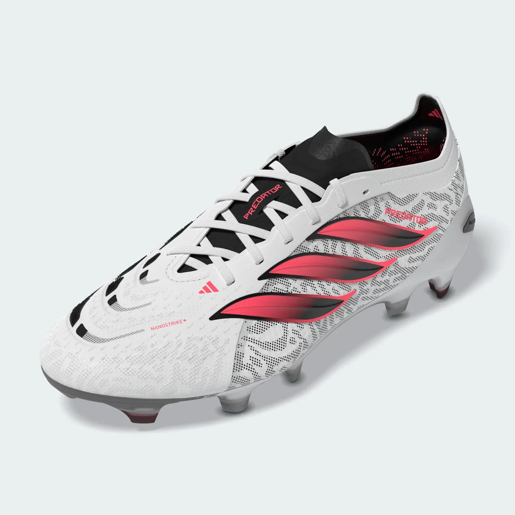 2026 New Arrival adidas Predator Elite Firm Ground Men's Soccer Cleats - White/Solar Turbo/Black wholesalehk.shop
