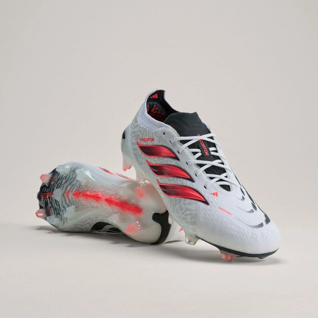 2026 New Arrival adidas Predator Elite Firm Ground Men's Soccer Cleats - White/Solar Turbo/Black wholesalehk.shop