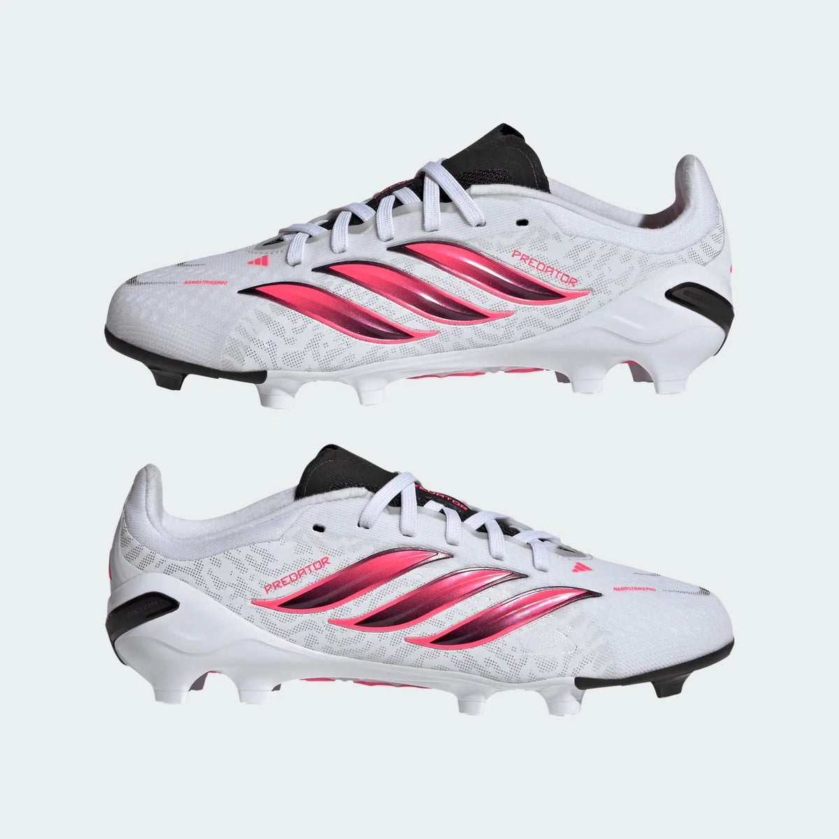 2026 New Arrival adidas Predator Elite Firm Ground Youth Soccer Cleats - White/Black wholesalehk.shop