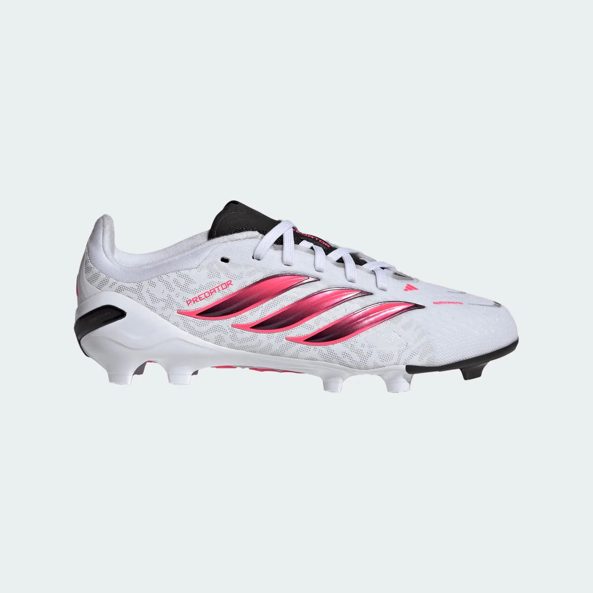 2026 New Arrival adidas Predator Elite Firm Ground Youth Soccer Cleats - White/Black wholesalehk.shop