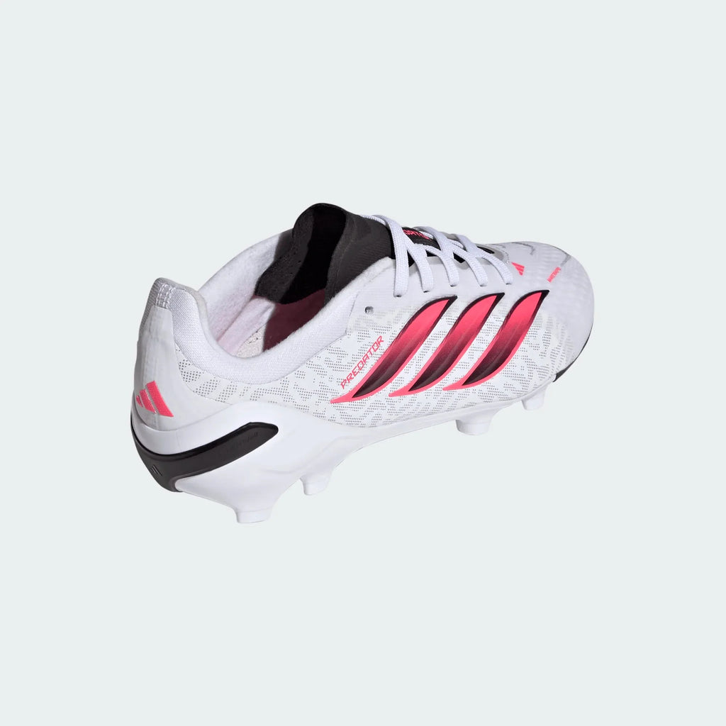 2026 New Arrival adidas Predator Elite Firm Ground Youth Soccer Cleats - White/Black wholesalehk.shop