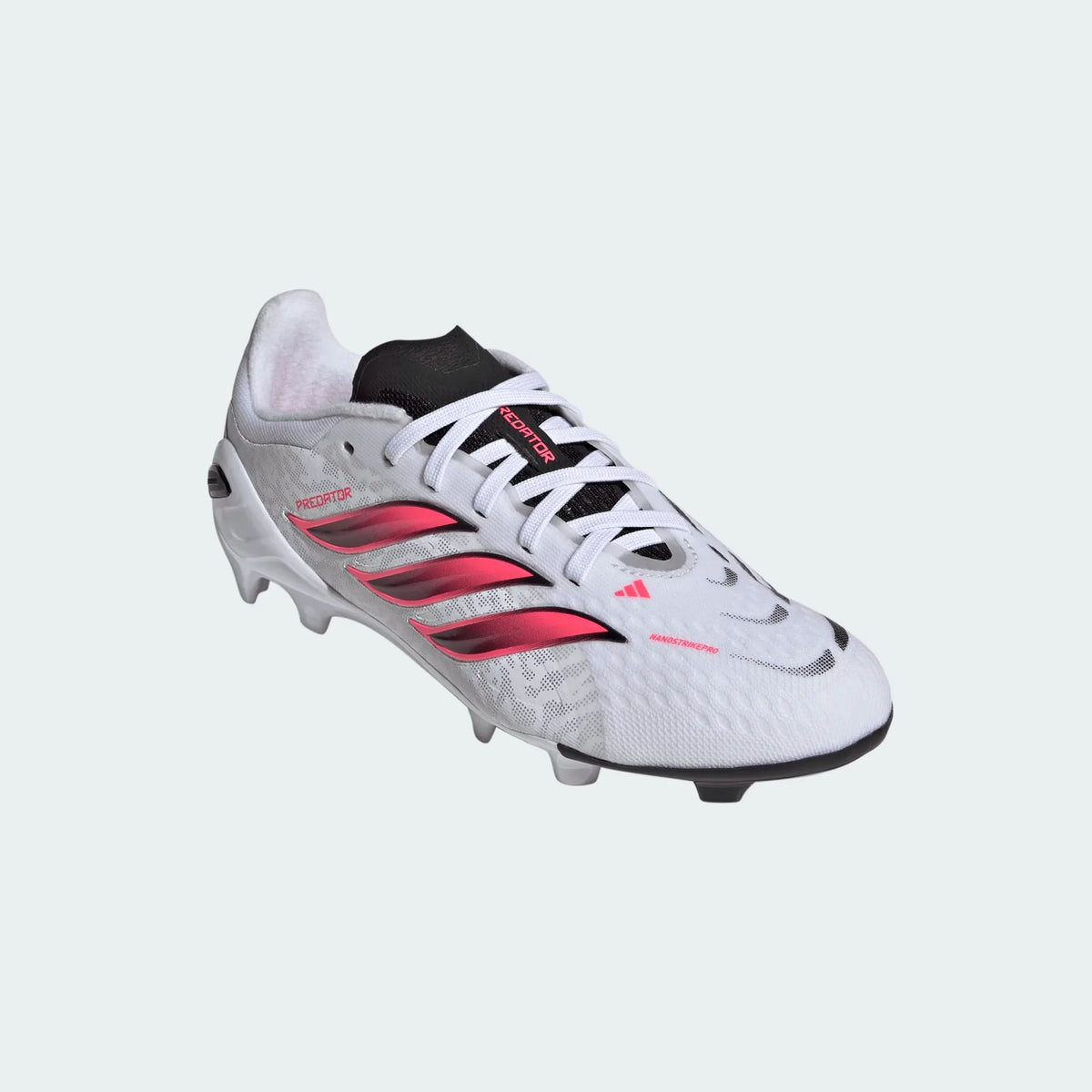 2026 New Arrival adidas Predator Elite Firm Ground Youth Soccer Cleats - White/Black wholesalehk.shop