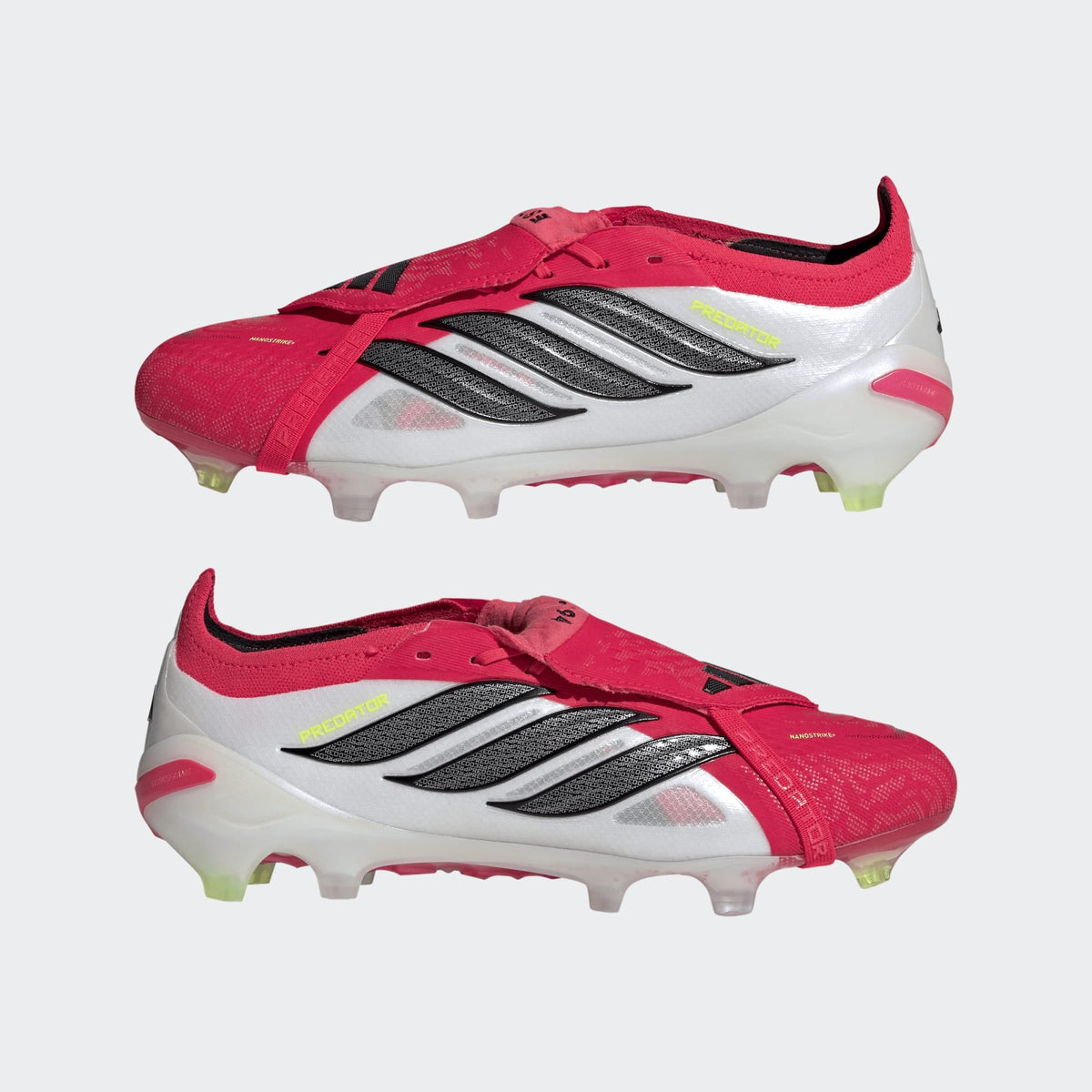 2026 New Arrival adidas Predator Elite Fold-Over Tongue FG Firm Ground Men's Soccer Cleats - Lucid Red/Black/White wholesalehk.shop
