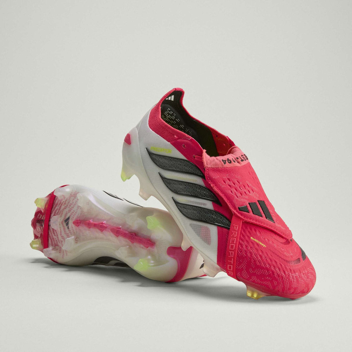 2026 New Arrival adidas Predator Elite Fold-Over Tongue FG Firm Ground Men's Soccer Cleats - Lucid Red/Black/White wholesalehk.shop