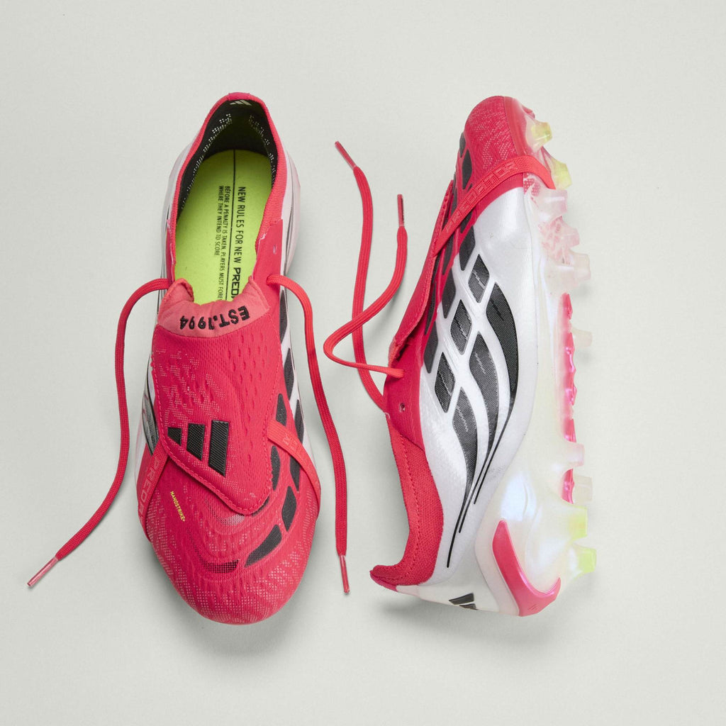2026 New Arrival adidas Predator Elite Fold-Over Tongue FG Firm Ground Men's Soccer Cleats - Lucid Red/Black/White wholesalehk.shop