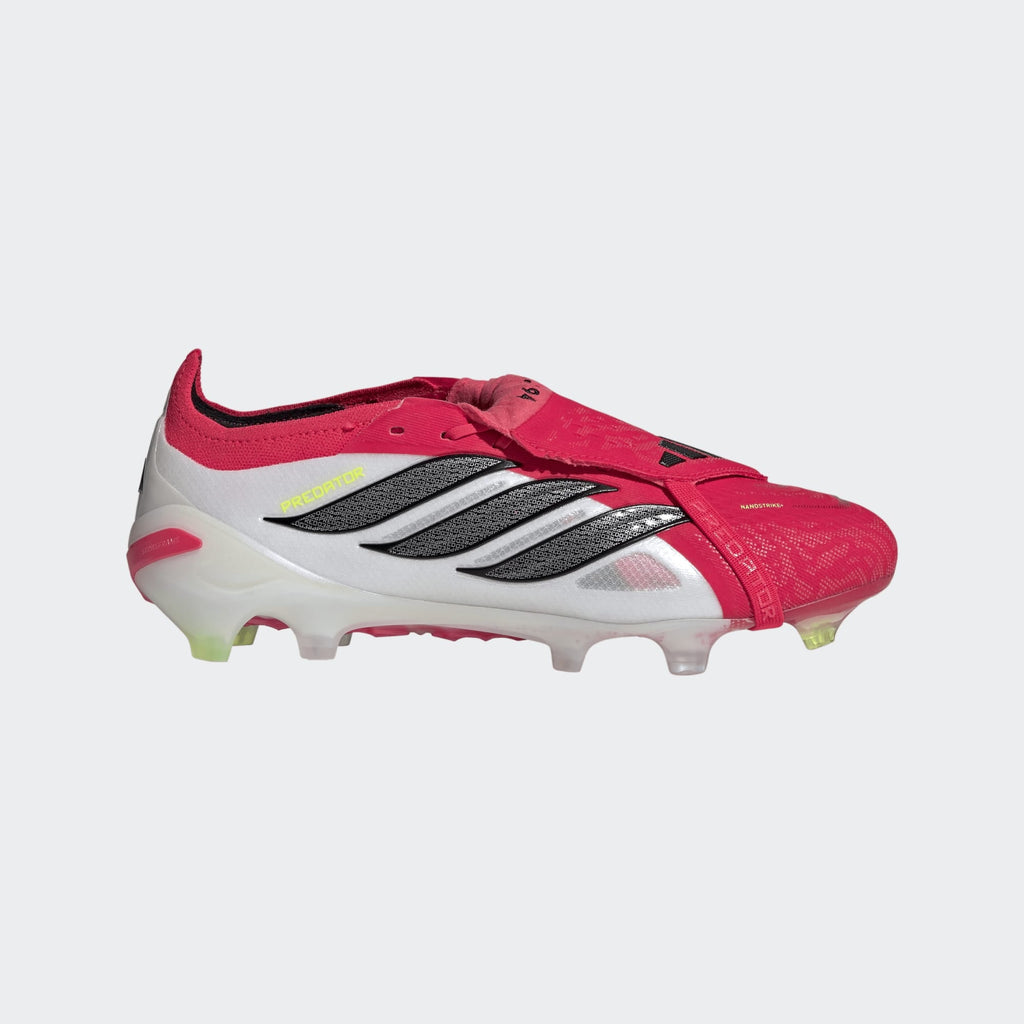 2026 New Arrival adidas Predator Elite Fold-Over Tongue FG Firm Ground Men's Soccer Cleats - Lucid Red/Black/White wholesalehk.shop