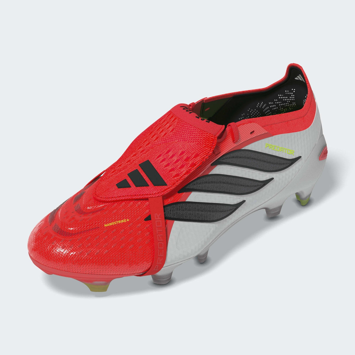 2026 New Arrival adidas Predator Elite Fold-Over Tongue FG Firm Ground Men's Soccer Cleats - Lucid Red/Black/White wholesalehk.shop