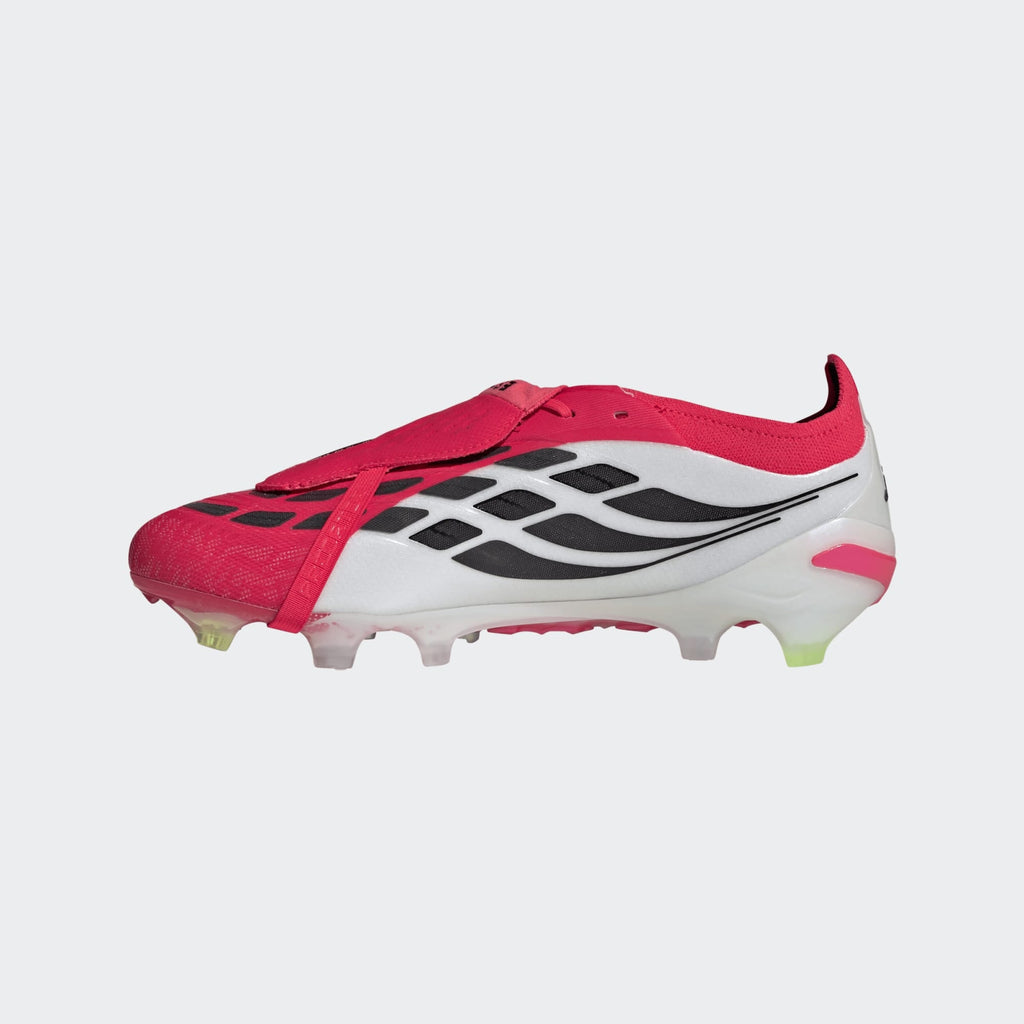 2026 New Arrival adidas Predator Elite Fold-Over Tongue FG Firm Ground Men's Soccer Cleats - Lucid Red/Black/White wholesalehk.shop