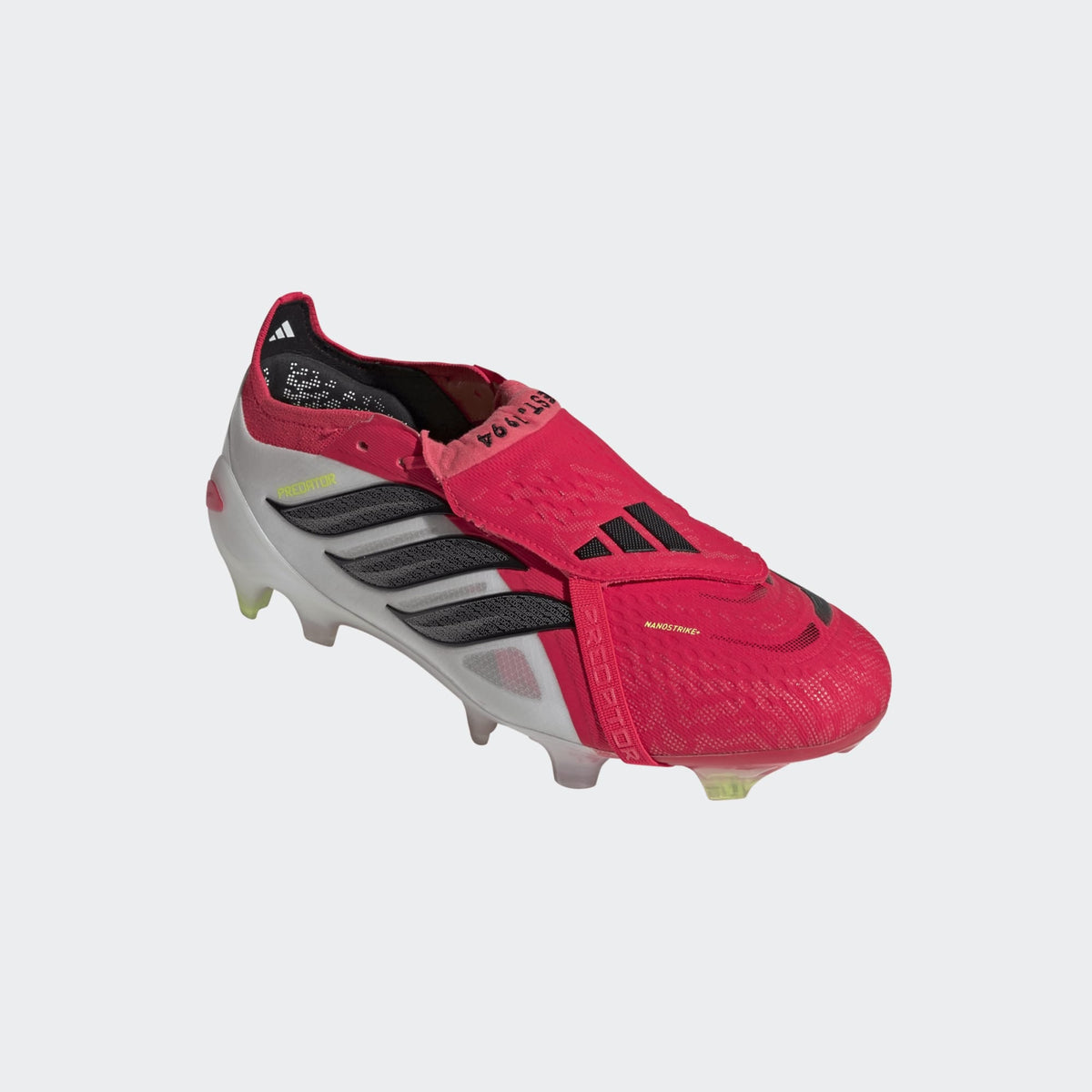 2026 New Arrival adidas Predator Elite Fold-Over Tongue FG Firm Ground Men's Soccer Cleats - Lucid Red/Black/White wholesalehk.shop