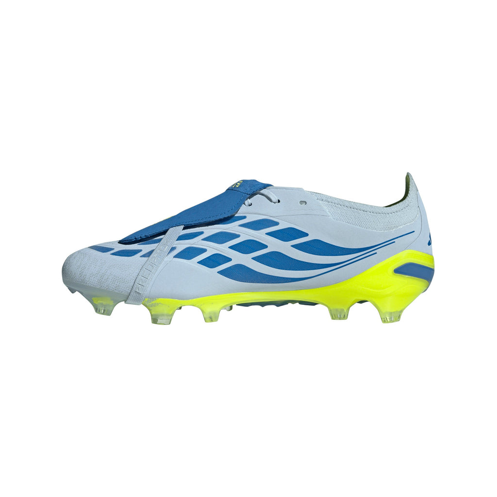 2026 New Arrival adidas Predator Elite Fold-Over Tongue FG Firm Ground Men's Soccer Cleats -Sky/Blue/Yellow wholesalehk.shop