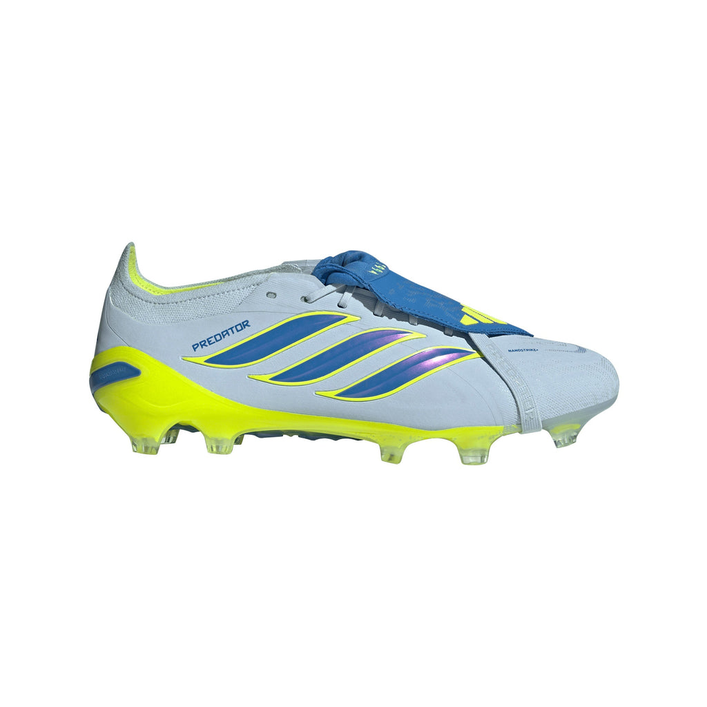 2026 New Arrival adidas Predator Elite Fold-Over Tongue FG Firm Ground Men's Soccer Cleats -Sky/Blue/Yellow wholesalehk.shop