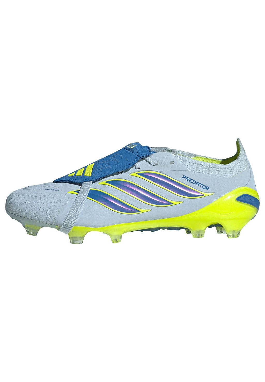 2026 New Arrival adidas Predator Elite Fold-Over Tongue FG Firm Ground Men's Soccer Cleats -Sky/Blue/Yellow wholesalehk.shop