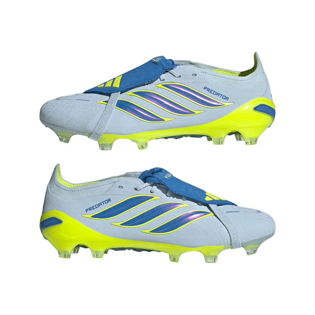 2026 New Arrival adidas Predator Elite Fold-Over Tongue FG Firm Ground Men's Soccer Cleats -Sky/Blue/Yellow wholesalehk.shop
