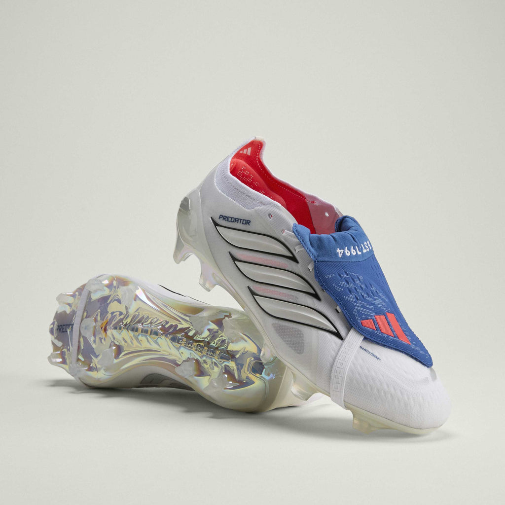 2026 New Arrival adidas Predator Elite Fold-Over Tongue FG Firm Ground Men's Soccer Cleats - White/Zero Metallic/Blue wholesalehk.shop
