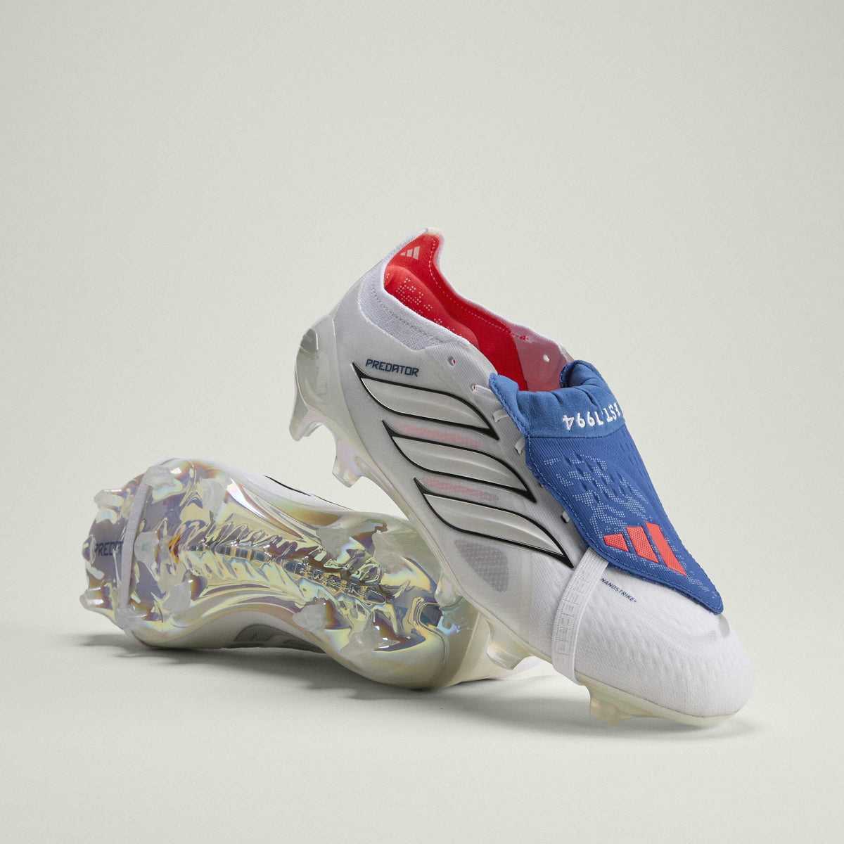 2026 New Arrival adidas Predator Elite Fold-Over Tongue FG Firm Ground Men's Soccer Cleats - White/Zero Metallic/Blue wholesalehk.shop