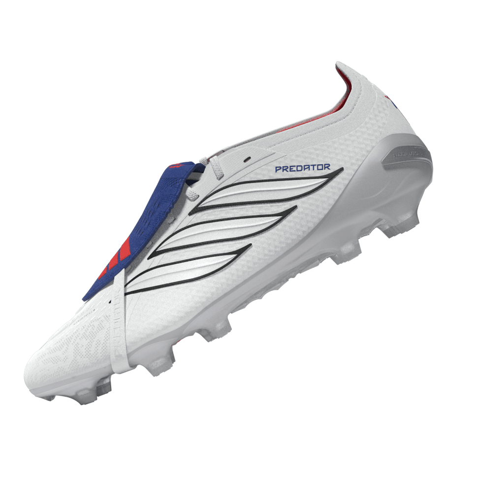 2026 New Arrival adidas Predator Elite Fold-Over Tongue FG Firm Ground Men's Soccer Cleats - White/Zero Metallic/Blue wholesalehk.shop