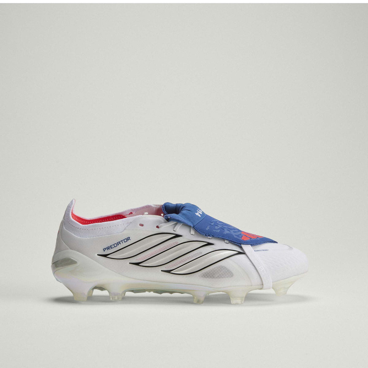 2026 New Arrival adidas Predator Elite Fold-Over Tongue FG Firm Ground Men's Soccer Cleats - White/Zero Metallic/Blue wholesalehk.shop