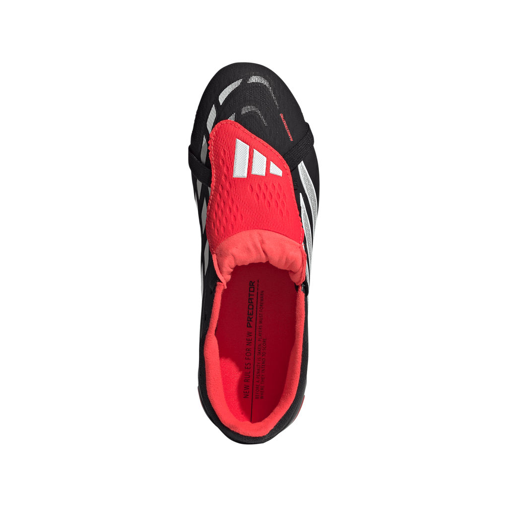 2026 New Arrival adidas Predator Elite Fold-Over Tongue FG Firm Ground Youth Soccer Cleats - Black wholesalehk.shop