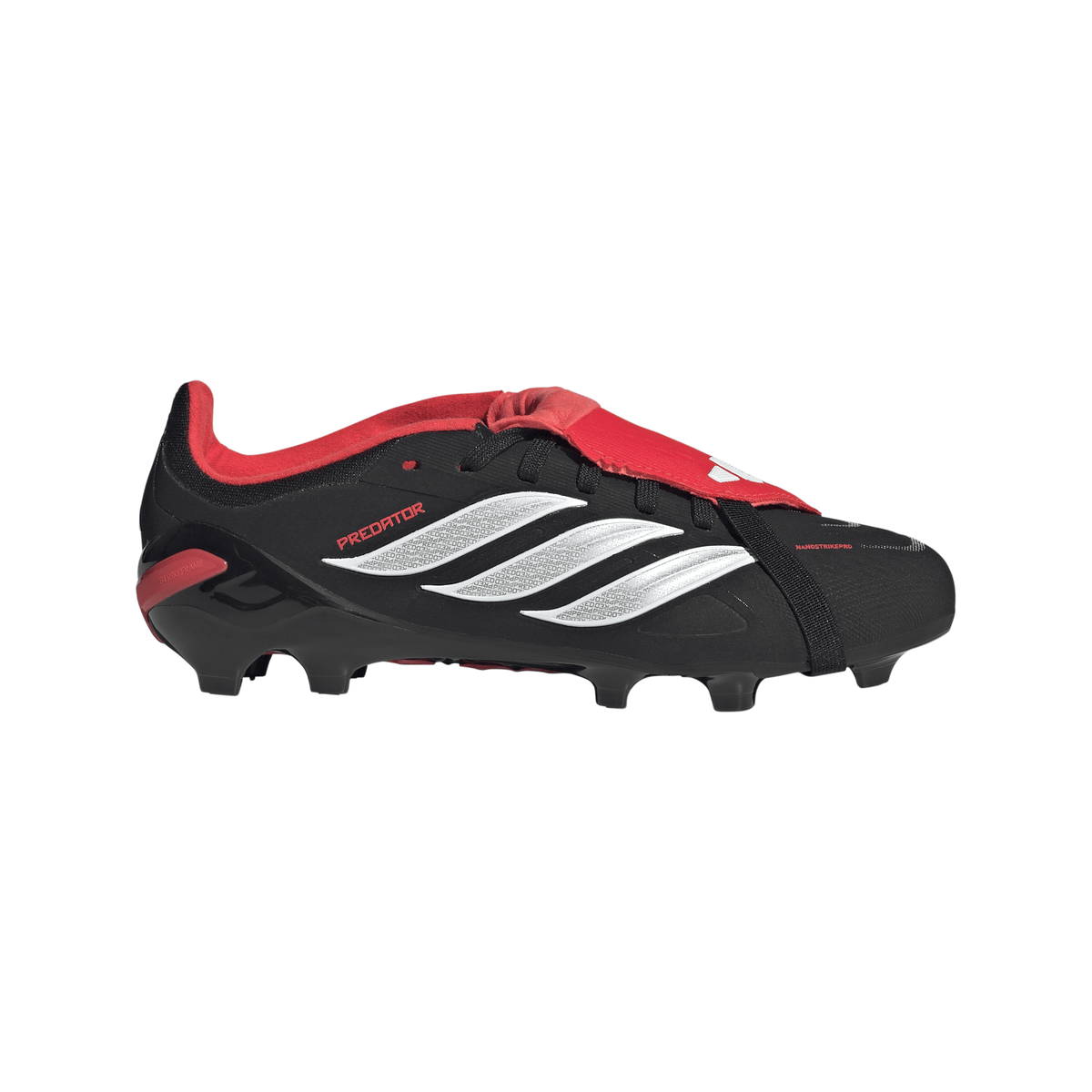 2026 New Arrival adidas Predator Elite Fold-Over Tongue FG Firm Ground Youth Soccer Cleats - Black wholesalehk.shop
