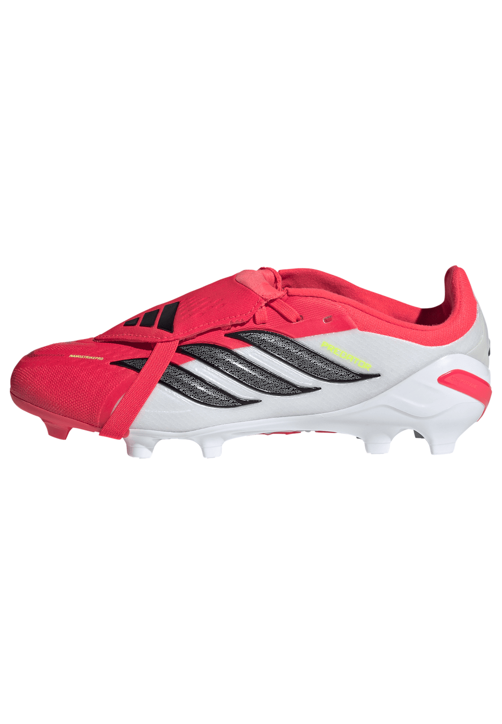 2026 New Arrival adidas Predator Elite Fold-Over Tongue FG Firm Ground Youth Soccer Cleats - Red/Black/White wholesalehk.shop