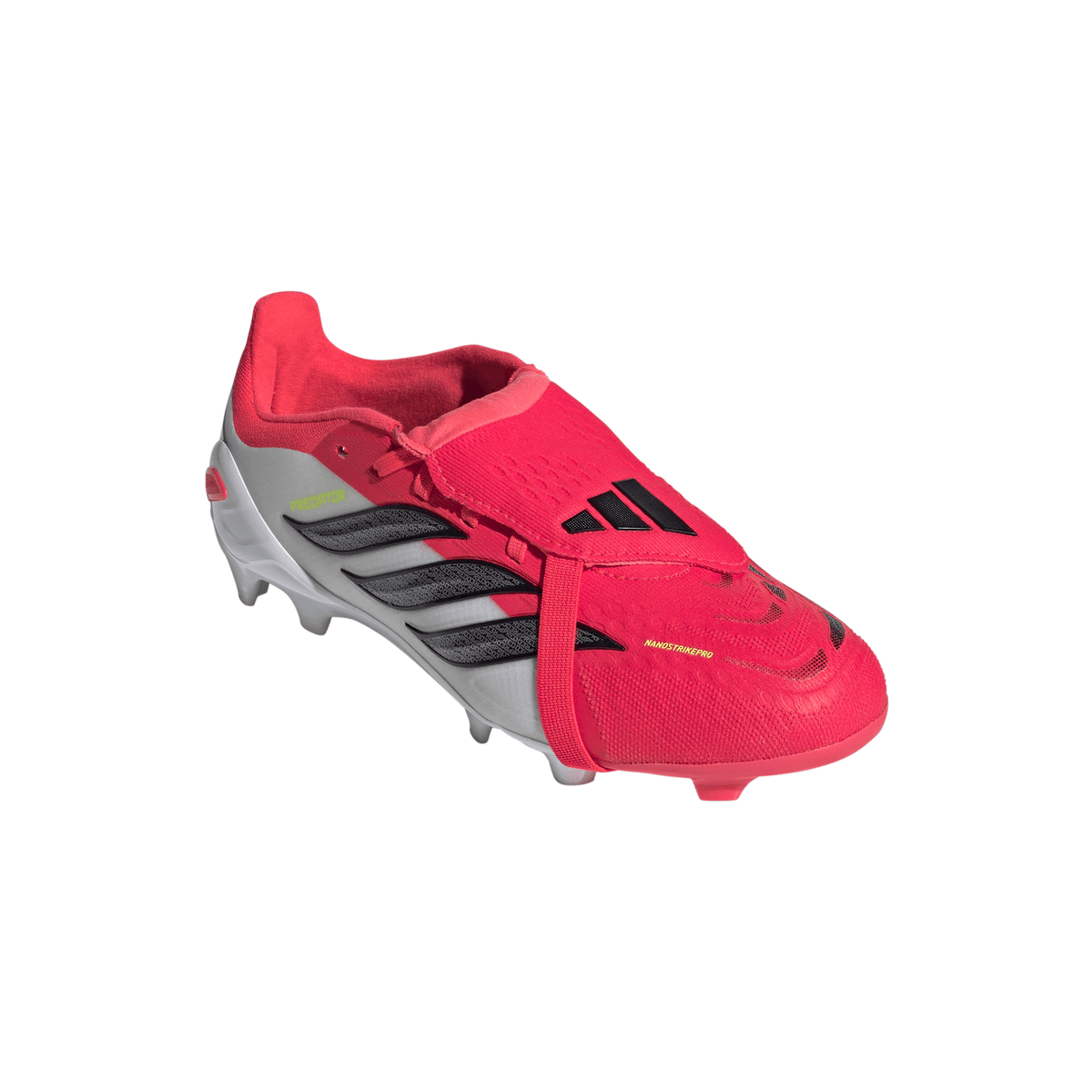 2026 New Arrival adidas Predator Elite Fold-Over Tongue FG Firm Ground Youth Soccer Cleats - Red/Black/White wholesalehk.shop