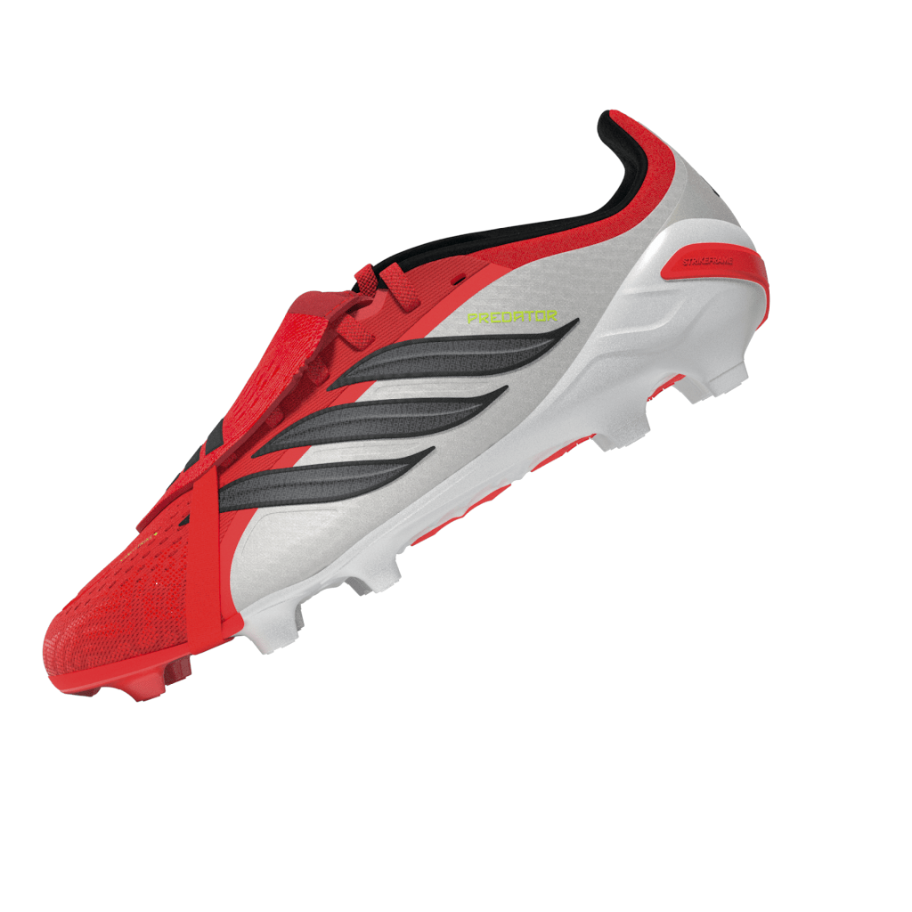 2026 New Arrival adidas Predator Elite Fold-Over Tongue FG Firm Ground Youth Soccer Cleats - Red/Black/White wholesalehk.shop