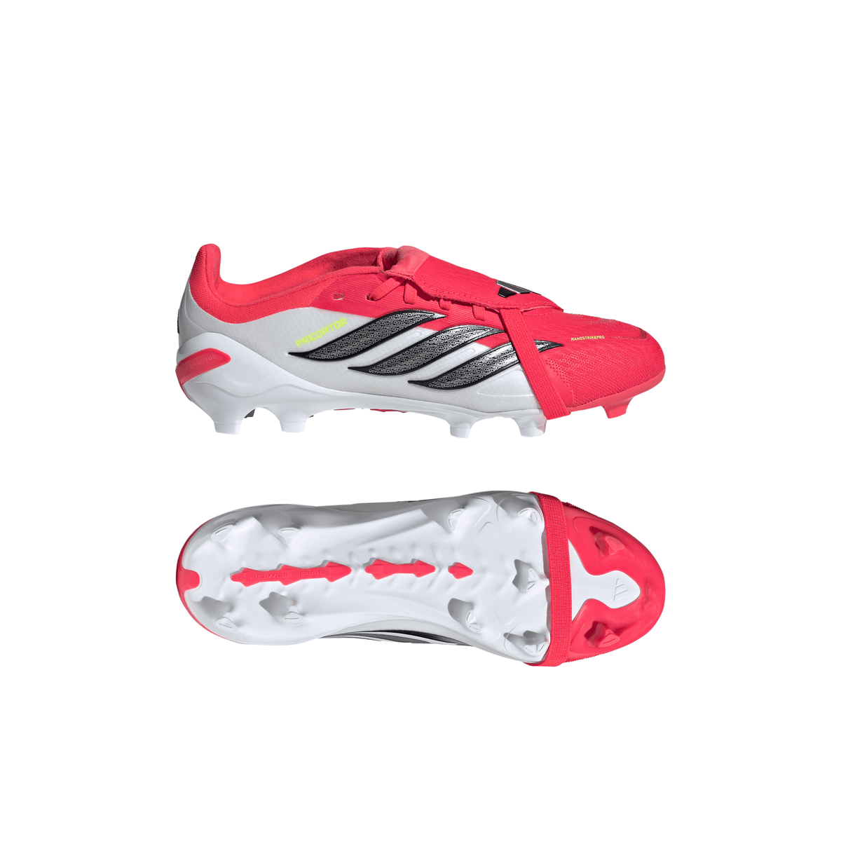 2026 New Arrival adidas Predator Elite Fold-Over Tongue FG Firm Ground Youth Soccer Cleats - Red/Black/White wholesalehk.shop