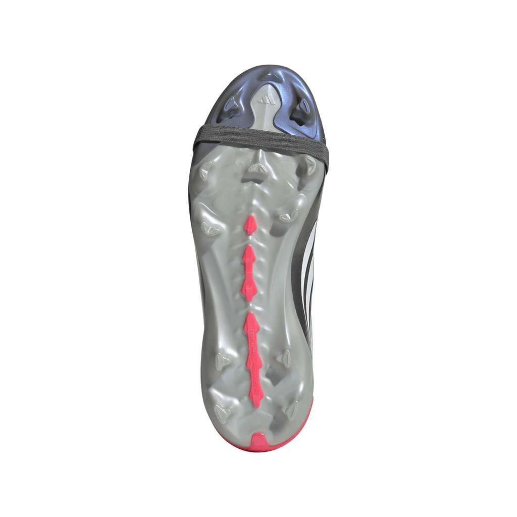2026 New Arrival adidas Predator Elite Fold-Over Tongue FG Youth Soccer Cleats - Grey/Red wholesalehk.shop