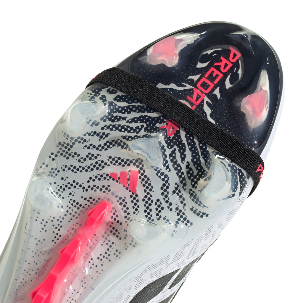 2026 New Arrival adidas Predator Elite Fold-Over Tongue Firm Ground Men's Soccer Cleats - White/Black wholesalehk.shop