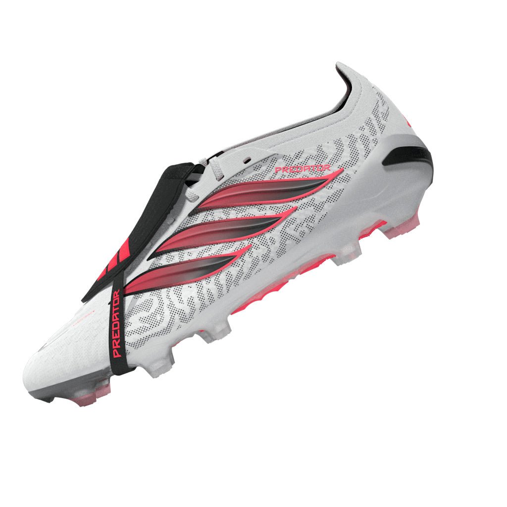 2026 New Arrival adidas Predator Elite Fold-Over Tongue Firm Ground Men's Soccer Cleats - White/Black wholesalehk.shop