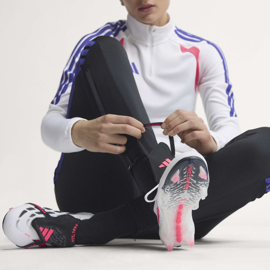 2026 New Arrival adidas Predator Elite Fold-Over Tongue Firm Ground Men's Soccer Cleats - White/Black wholesalehk.shop