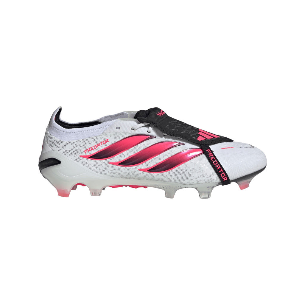 2026 New Arrival adidas Predator Elite Fold-Over Tongue Firm Ground Men's Soccer Cleats - White/Black wholesalehk.shop