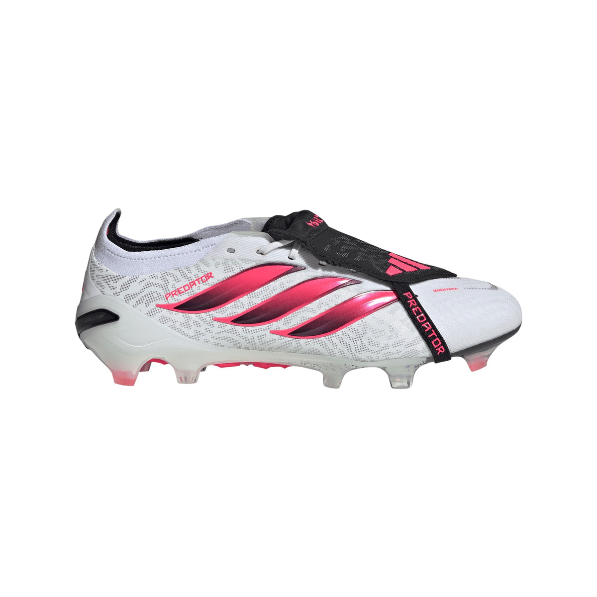 2026 New Arrival adidas Predator Elite Fold-Over Tongue Firm Ground Men's Soccer Cleats - White/Black wholesalehk.shop