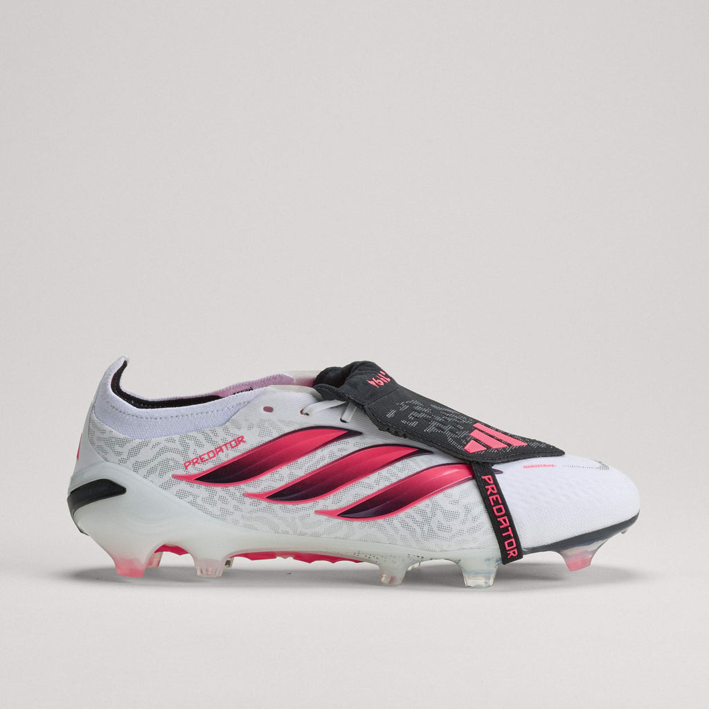2026 New Arrival adidas Predator Elite Fold-Over Tongue Firm Ground Men's Soccer Cleats - White/Black wholesalehk.shop
