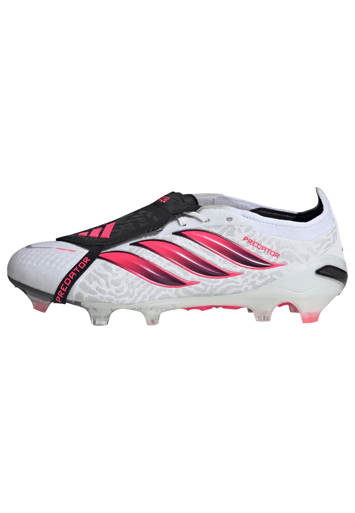 2026 New Arrival adidas Predator Elite Fold-Over Tongue Firm Ground Men's Soccer Cleats - White/Black wholesalehk.shop