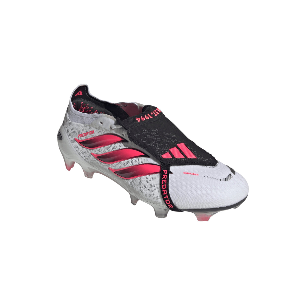 2026 New Arrival adidas Predator Elite Fold-Over Tongue Firm Ground Men's Soccer Cleats - White/Black wholesalehk.shop