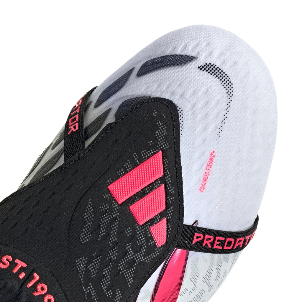 2026 New Arrival adidas Predator Elite Fold-Over Tongue Firm Ground Men's Soccer Cleats - White/Black wholesalehk.shop