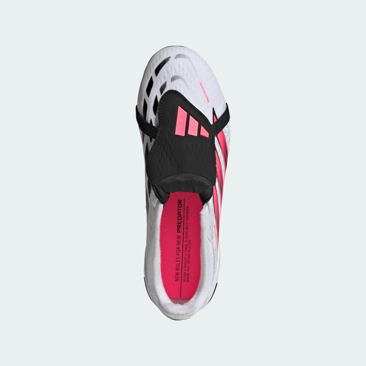 2026 New Arrival adidas Predator Elite Fold-Over Tongue Firm Ground Youth Soccer Cleats - White/Solar Turbo/Black wholesalehk.shop