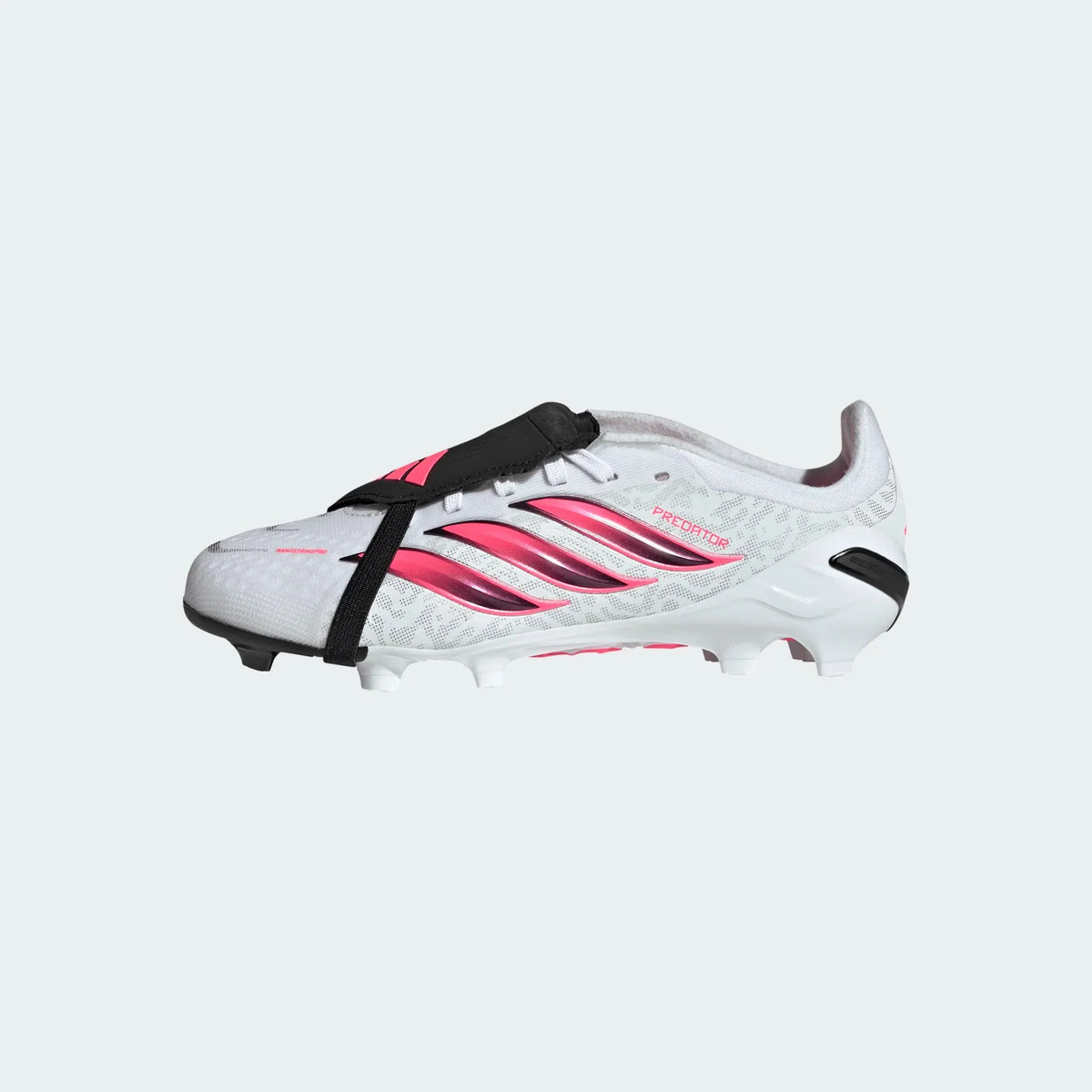 2026 New Arrival adidas Predator Elite Fold-Over Tongue Firm Ground Youth Soccer Cleats - White/Solar Turbo/Black wholesalehk.shop